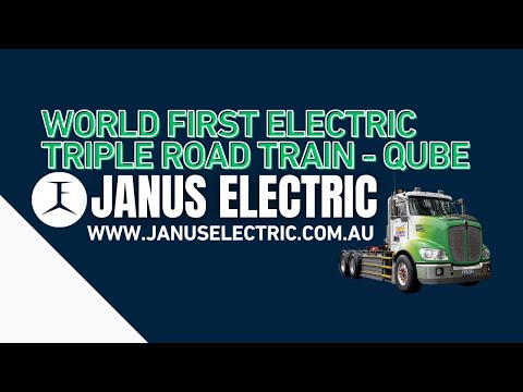 🚛⚡ Janus Electric &amp; Qube: Unveiling the World&#039;s First Electric Triple Road Train! 🌍🔋