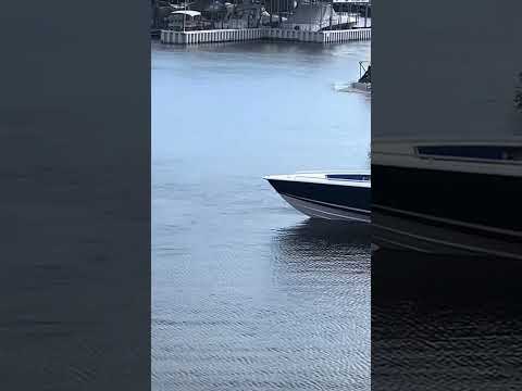 Coming in hot on the pontoon!