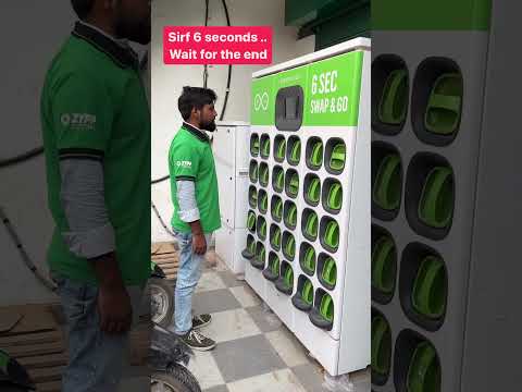 6 seconds battery swapping | 6 सेकंड में बैटरी चार्ज | Zypp Electric #shorts #electricvehicles