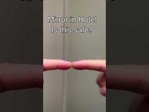 Is this a two way mirror? Finger test