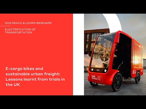 E-Cargo Bikes and Sustainable Urban Freight: Lessons Learnt from Trials in the UK