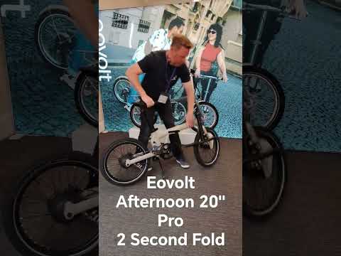 Incredible Eovolt Folding Ebikes Pro Range 2 Second Fold, ebike