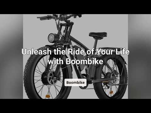 Unleash the Ride of Your Life with Boombike: The Ultimate E-Bike Experience!