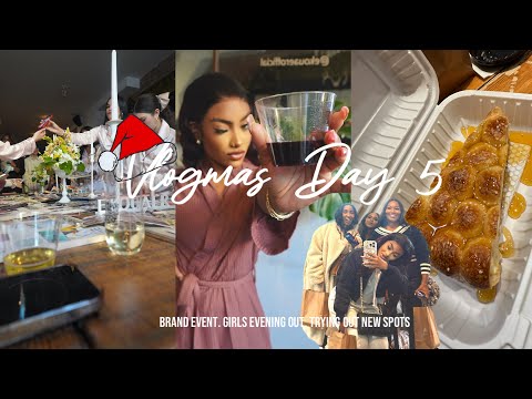 VLOGMAS Day 5 | Brand event in NYC | Girls evening out | New jewelry ft. Ana Luiza | Petite-Sue TV